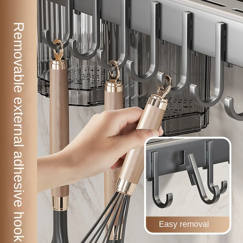 Wall-mounted knife rack for kitchen - Image 5
