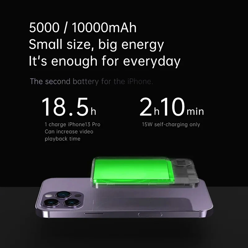 Magnetic Mini Power Bank For Iphone Huawei - Image 20