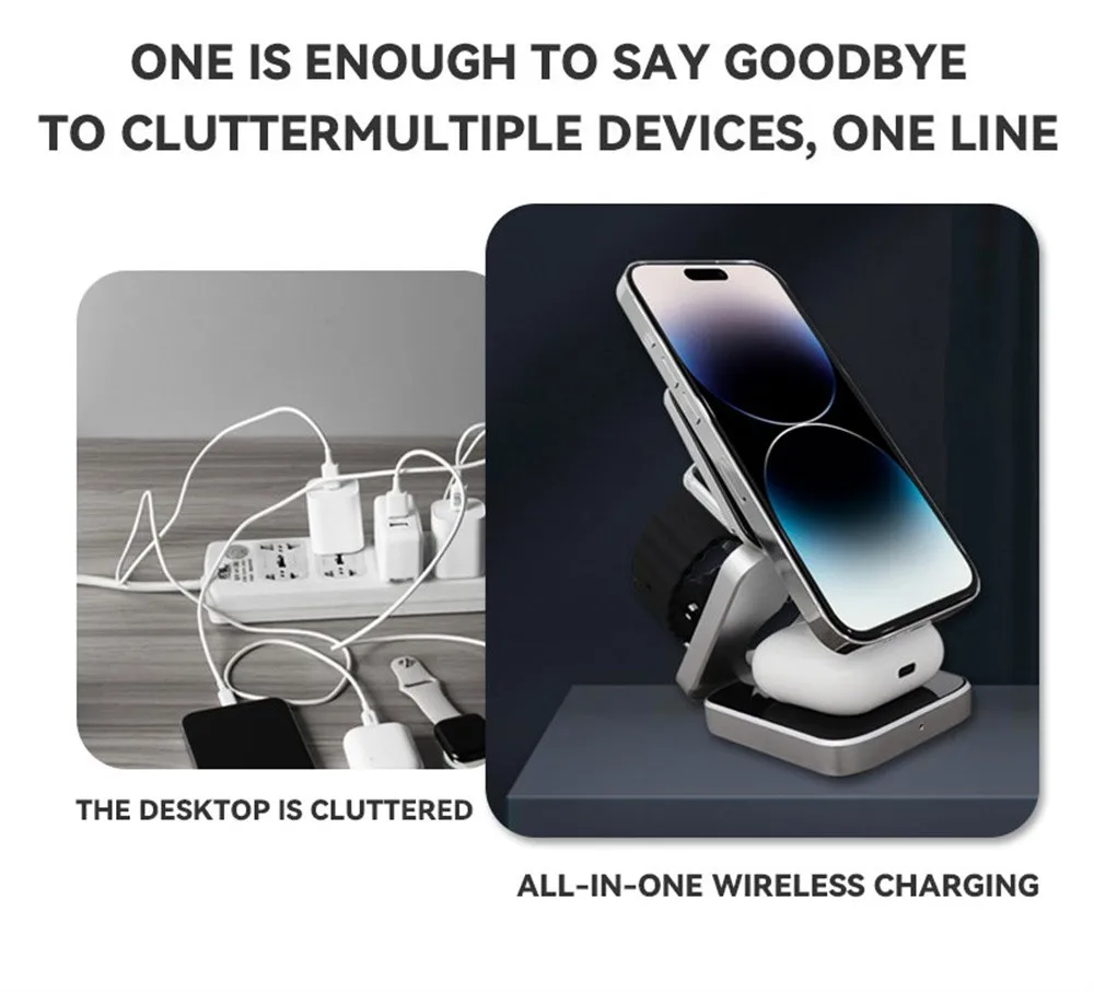 Portable Magnetic Wireless Charger Stand - Image 19