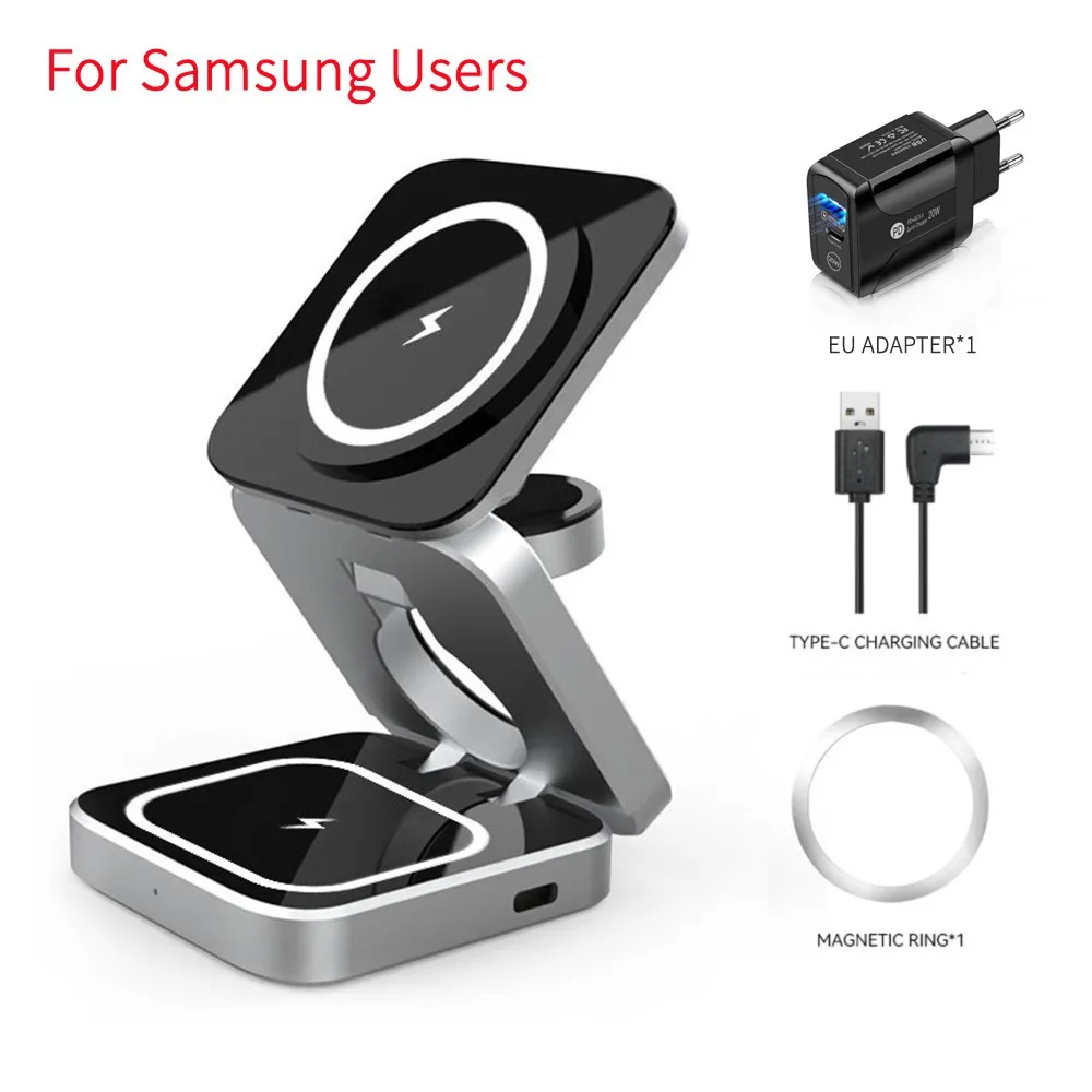 Portable Magnetic Wireless Charger Stand - Image 7
