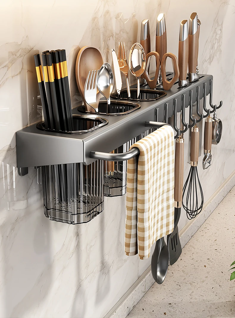 Wall-mounted knife rack for kitchen - Image 10