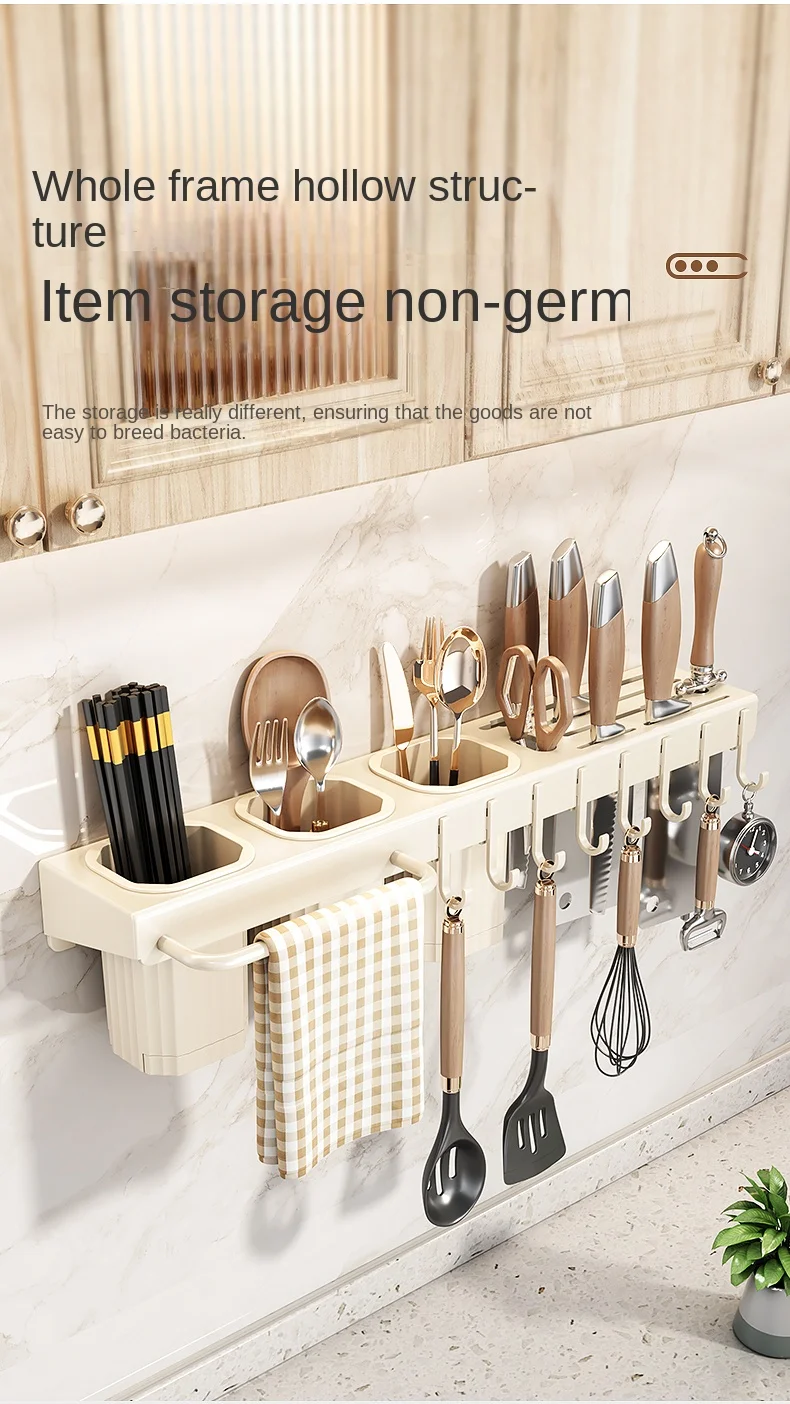 Wall-mounted knife rack for kitchen - Image 25