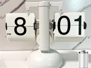 A Flipping Clock with Page Turning Automatically