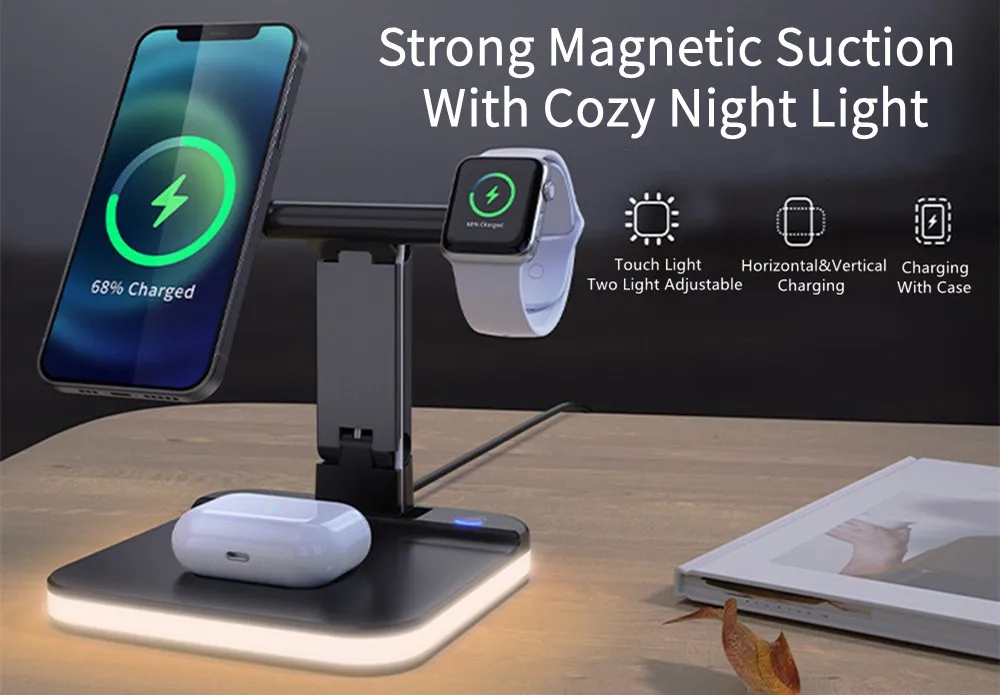 Portable Magnetic Wireless Charger Stand - Image 16