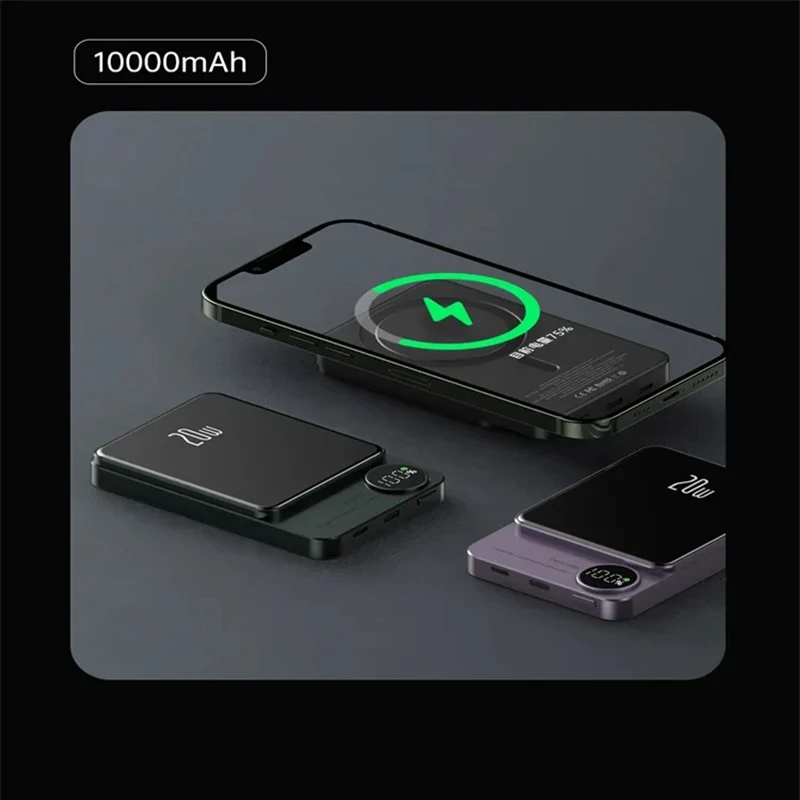 Magnetic Mini Power Bank For Iphone Huawei - Image 22