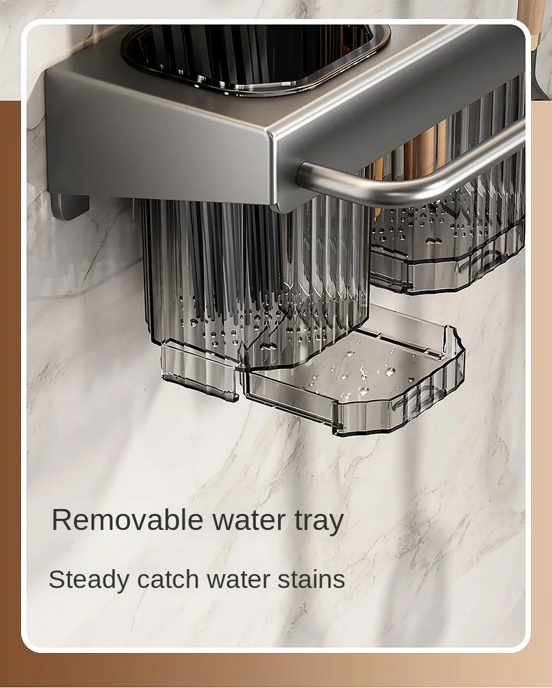 Wall-mounted knife rack for kitchen - Image 15