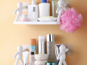 Storage Shelves Cute White Doll